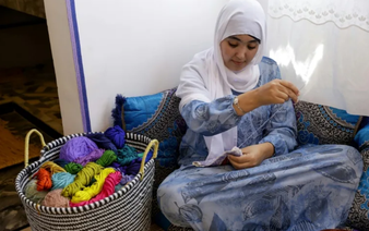 Moroccan women embroider 'art with purpose'