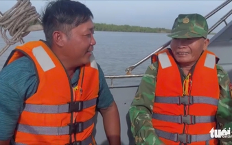 Vietnam border guards rescue man clinging to wind turbine for over 15 hours