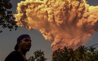 Indonesia volcano spews colossal ash tower, alert level raised