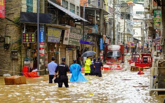 Over 80,000 people flee severe flooding in southwest China
