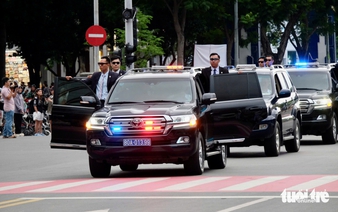 Vietnam’s police rehearse major security showcase in downtown Ho Chi Minh City