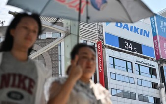 Average temperature in Japan in June highest ever