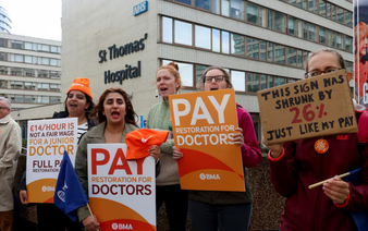 English doctors to strike in face-off with government over pay
