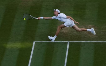 Sinner gets out of jail to reach last eight as Dimitrov retires at Wimbledon