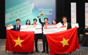 Vietnam strikes gold at Microsoft Office Specialist World Championship in US