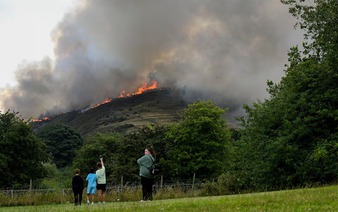 Fire breaks out on Edinburgh landmark Arthur's Seat