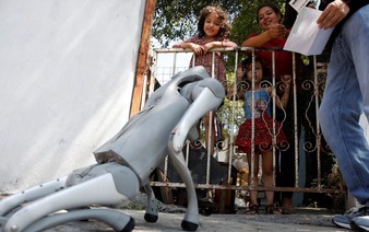 Robot dog in Mexico teaches animal kindness on the streets