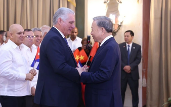 Cuban leader expresses deep gratitude for Vietnam’s support