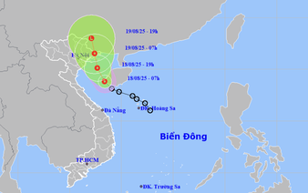 Tropical depression moves into Gulf of Tonkin, brings downpours to northern Vietnam
