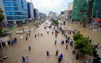 Pakistan's Karachi hit by torrential rain and floods
