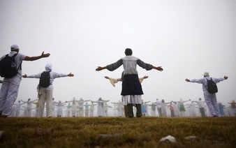 Hundreds celebrate 'divine new year' near Bulgarian mountain lake