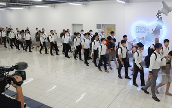 Aichi police arrest 29 fraud suspects extradited from Cambodia