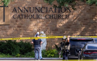 Shooter kills two Minneapolis school children in Catholic church, wounds 17 others
