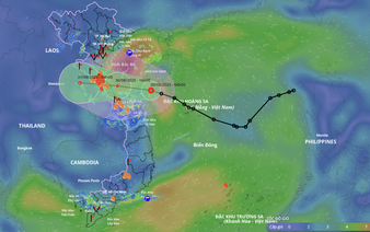 Storm Nongfa heads toward central Vietnam, heavy rains expected