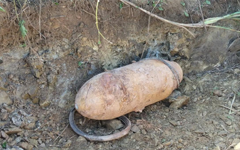 Unexploded 300kg bomb safely detonated in north-central Vietnam