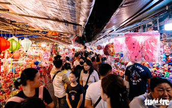 Ho Chi Minh City’s lantern street bustling as Mid-Autumn fest nears
