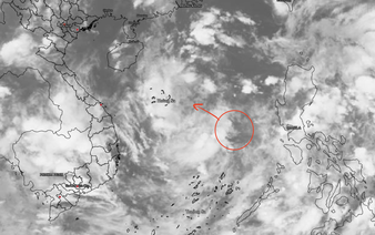 Low-pressure system expected to strengthen in East Vietnam Sea