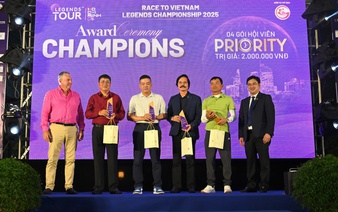 Winners announced for Stage 1 of Vietnam Legends Championship golf series