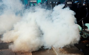 French unions strike against austerity, pressuring Macron