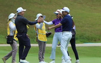 Unique team format adds energy to Vietnam Legends Championship golf tournament