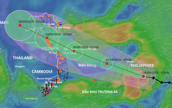Storm Bualoi forecast to double speed, head toward northern, north-central Vietnam