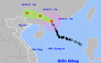 Storm Tapah makes landfall in China, causes heavy rain in northern Vietnam
