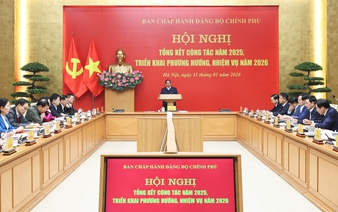 PM urges ministries to push for 10% economic growth, $5,500 per capita GDP in 2026