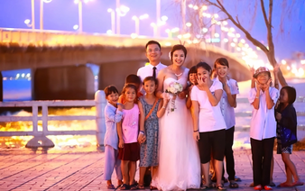 In Vietnam, wedding photo from 12 years ago brings couple, group of children together 