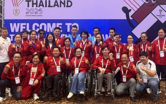 Vietnam para team beats gold target, finishes 5th at ASEAN Para Games