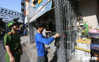 Sidewalk, roadway order in Ho Chi Minh City improves, but challenges remain