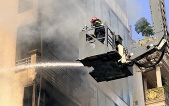Fire at 7-story home injures man in Hanoi after desperate jump to escape flames
