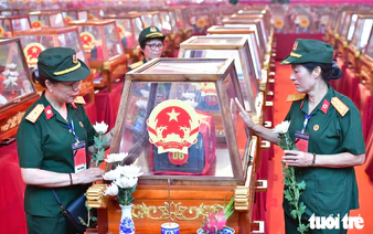Remains of 731 fallen soldiers laid to rest in Ho Chi Minh City after 58 years
