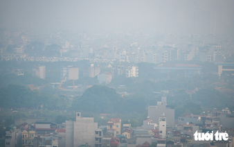 Hanoi air pollution reaches unhealthy level