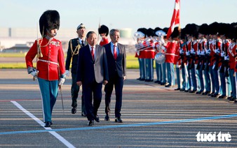 Vietnam's top leader arrives in Copenhagen, beginning state visit to Denmark