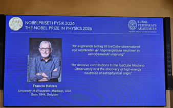 Francis Halzen wins Nobel physics prize for Antarctic 'ghost particle' hunt