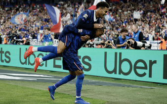 France come from behind to thrash Belgium 4-1