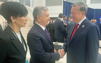Vietnam’s General Secretary To Lam meets with foreign leaders on sidelines of Board of Peace meeting