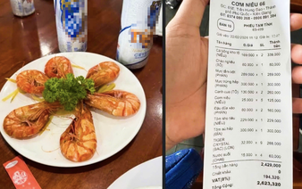 $11.5 plate of 6 prawns in Vietnam’s Phu Quoc draws online attention to pricing