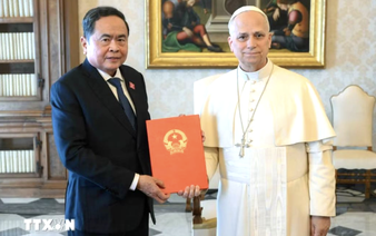 Vietnam always facilitates Catholic community’s development, top legislator says during Vatican visit