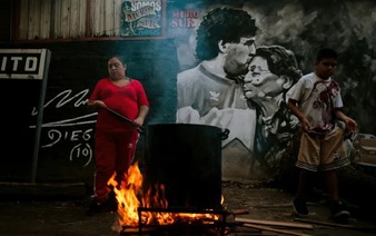 Maradona's birthplace repurposed as soup kitchen for Argentina's hungry