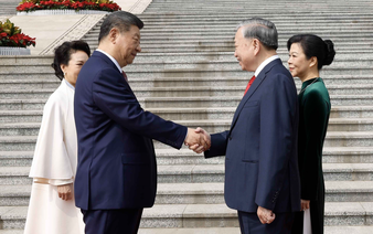 Vietnam's Party General Secretary, State President To Lam receives grand state welcome in China