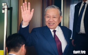 Vietnam’s Party chief, State President To Lam returns by train after successful state visit to China