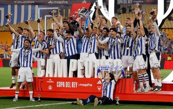 Real Sociedad beat Atletico Madrid 4-3 on penalties to win Copa del Rey