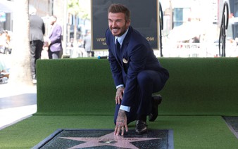 David Beckham honored with Walk of Fame star as LA hosts World Cup games