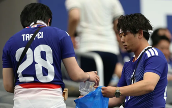 'This is our culture': Japan fans clean up World Cup stadium