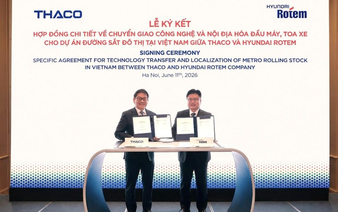 Vietnam’s THACO, S.Korea’s Hyundai Rotem advance metro train production in Vietnam