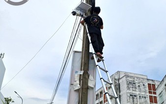 Da Nang ward installs surveillance cameras at 29 illegal dumping hotspots
