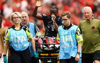 Kone's broken leg casts shadow over Canada's historic World Cup win