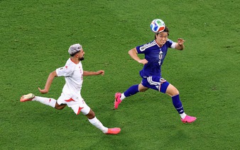 Japan rout Tunisia 4-0 as Ueda shines in World Cup's 1,000th match