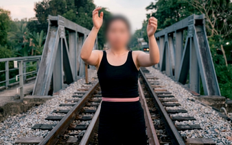 Woman fined for livestreaming workout on railway tracks in northern Vietnam